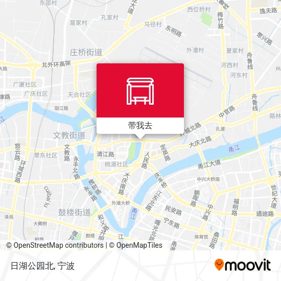 日湖公园北地图