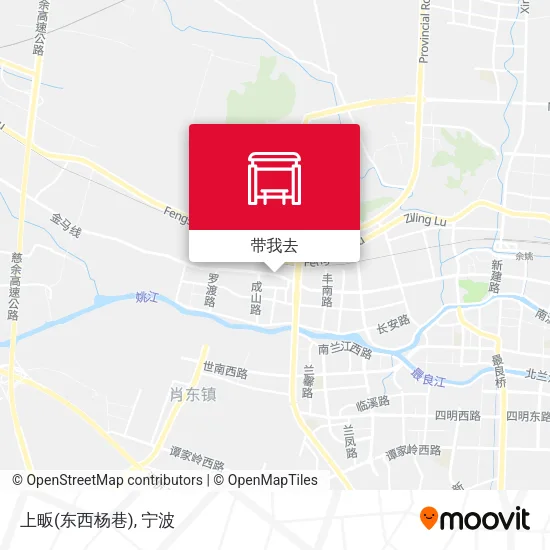 上畈(东西杨巷)地图