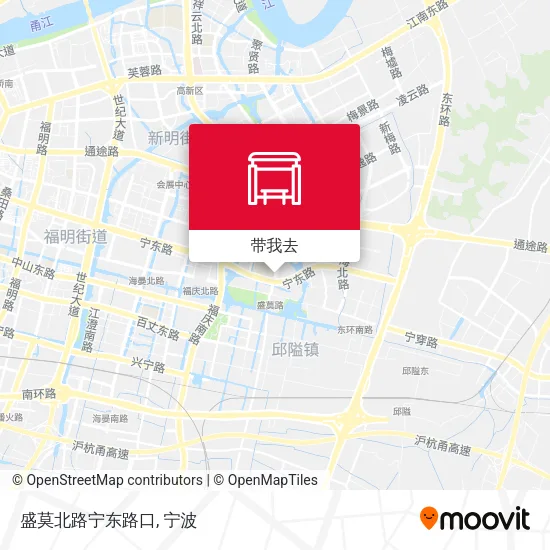 盛莫北路宁东路口地图