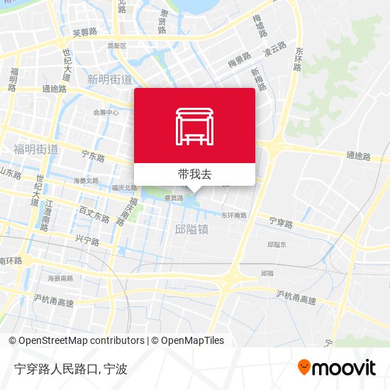 宁穿路人民路口地图