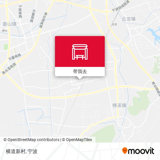 横道新村地图