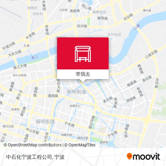 中石化宁波工程公司地图