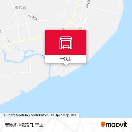 宏港路祥云路口地图