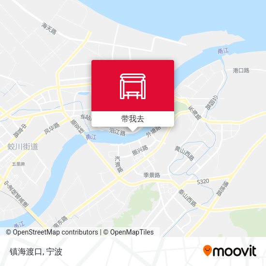 镇海渡口地图