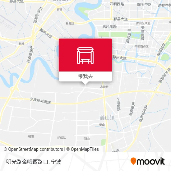 明光路金峨西路口地图