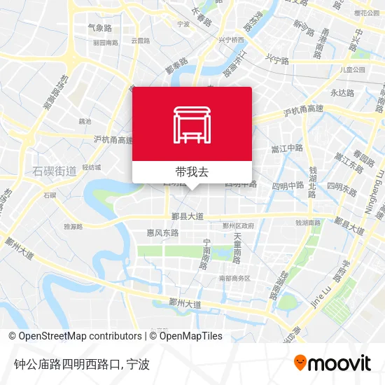 钟公庙路四明西路口地图