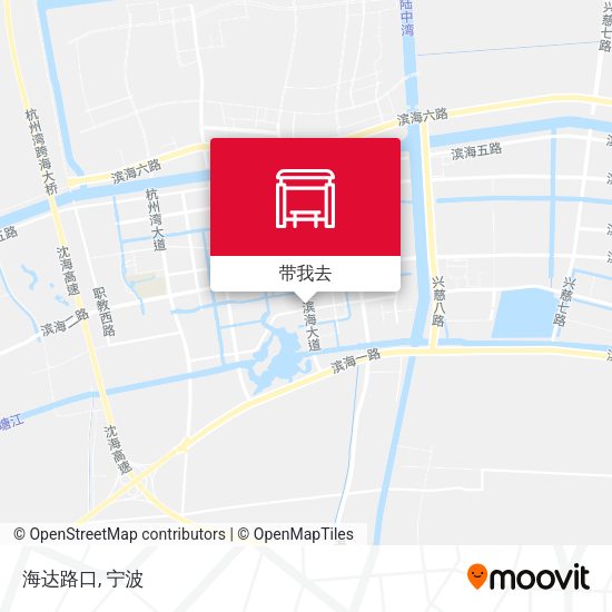 海达路口地图
