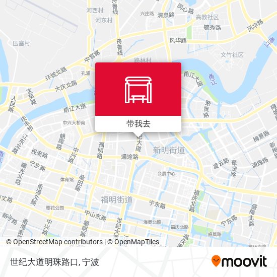 世纪大道明珠路口地图