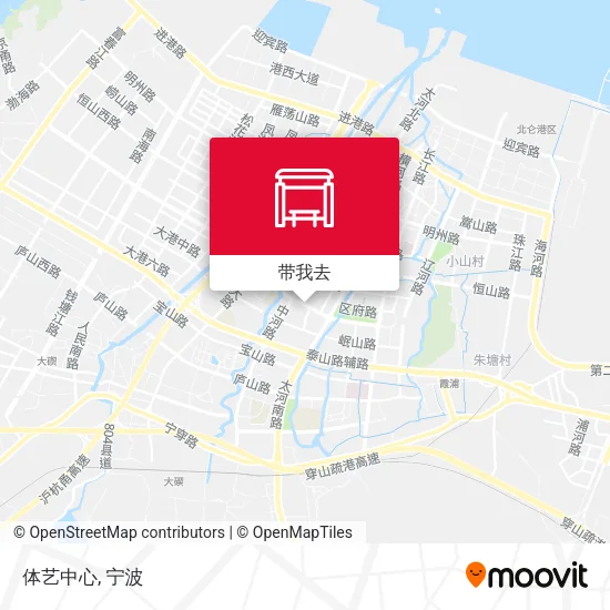 体艺中心地图