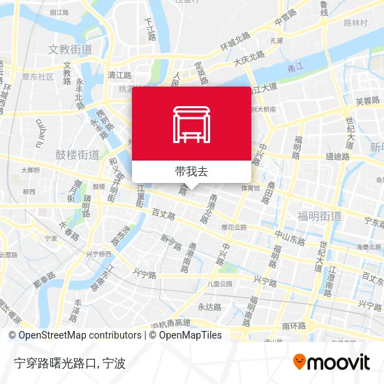 宁穿路曙光路口地图