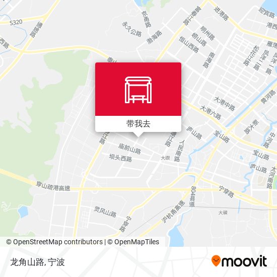 龙角山路地图