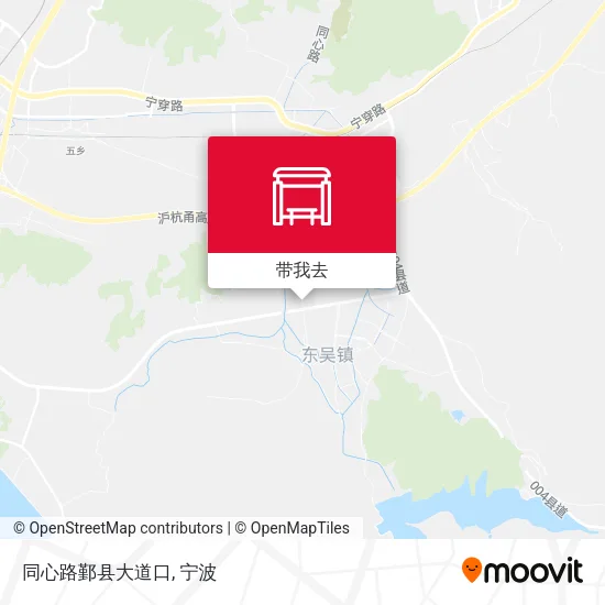 同心路鄞县大道口地图
