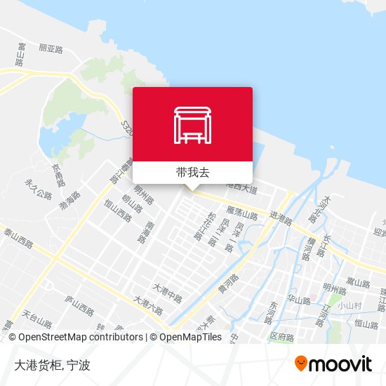 大港货柜地图