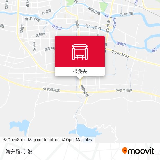 海关路地图