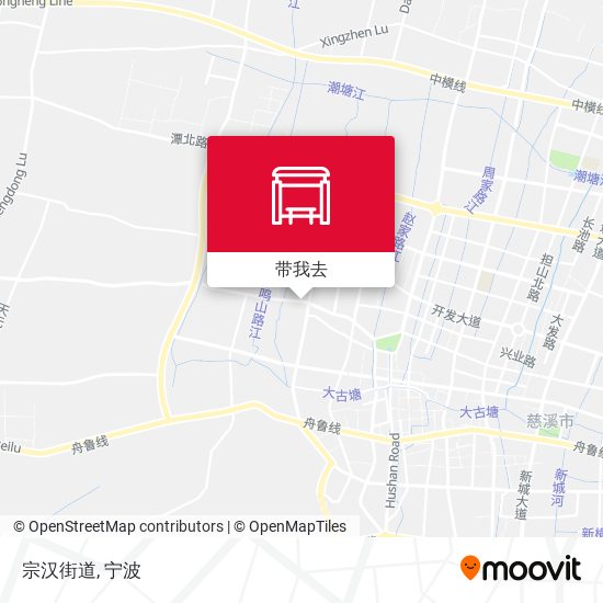 宗汉街道地图