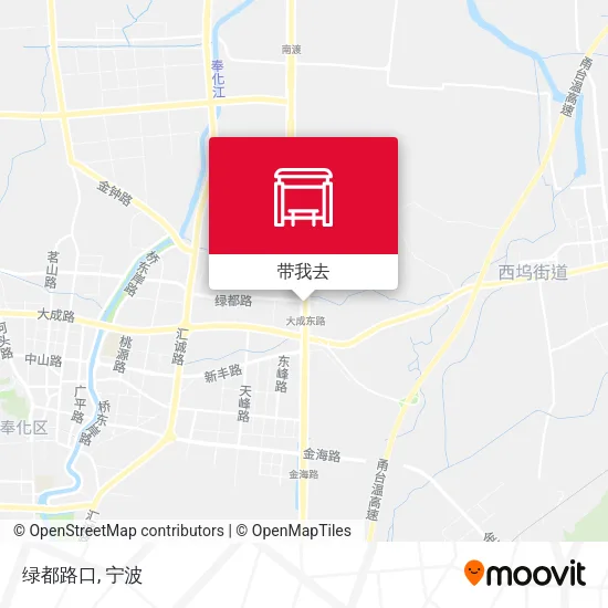 绿都路口地图