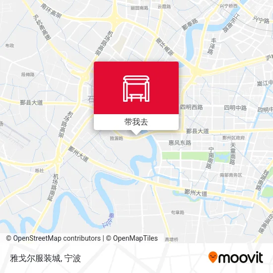 雅戈尔服装城地图