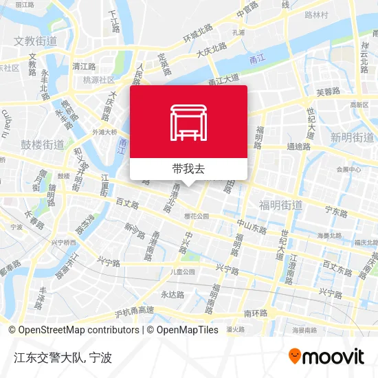 江东交警大队地图