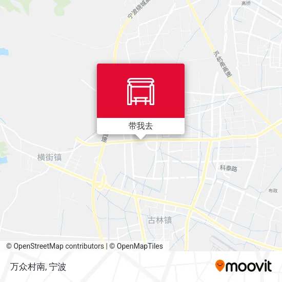 万众村南地图