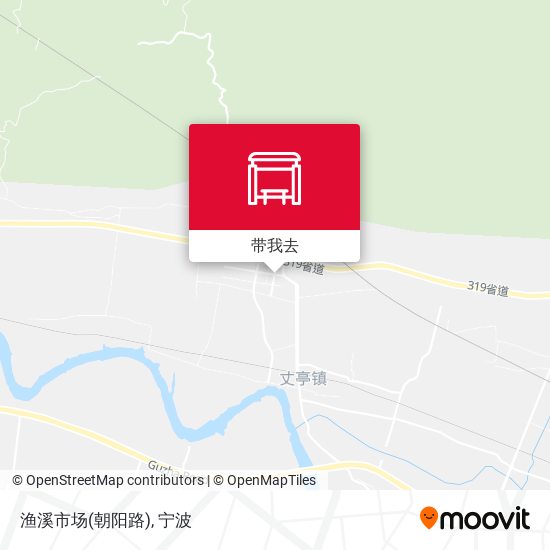 渔溪市场(朝阳路)地图