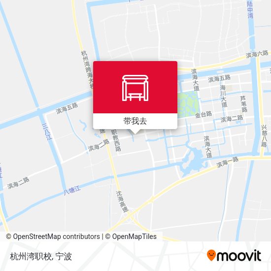 杭州湾职校地图
