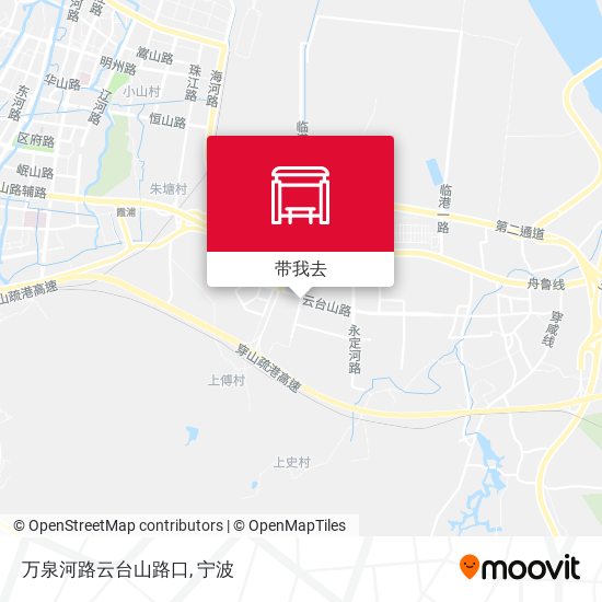 万泉河路云台山路口地图