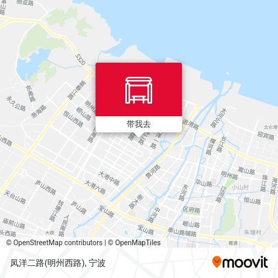 凤洋二路(明州西路)地图