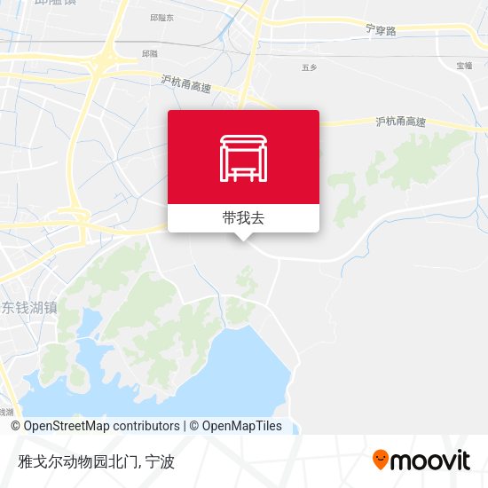 雅戈尔动物园北门地图