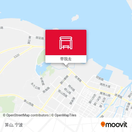 算山地图