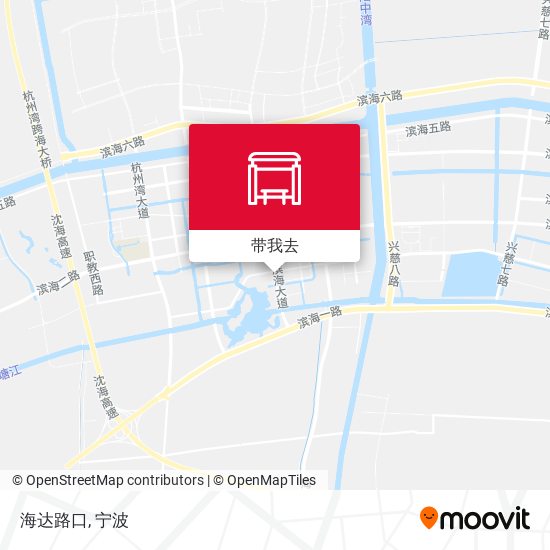 海达路口地图