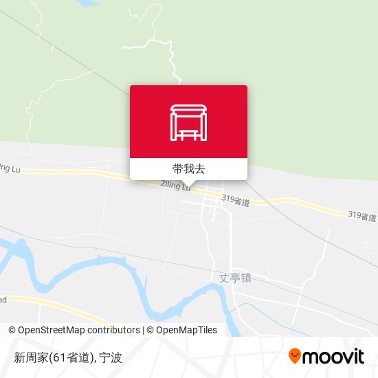 新周家(61省道)地图