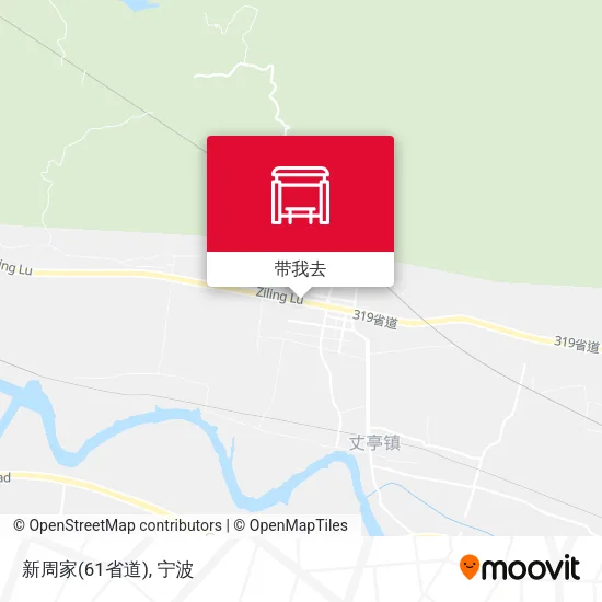 新周家(61省道)地图