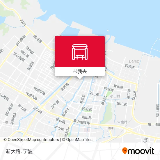 新大路地图