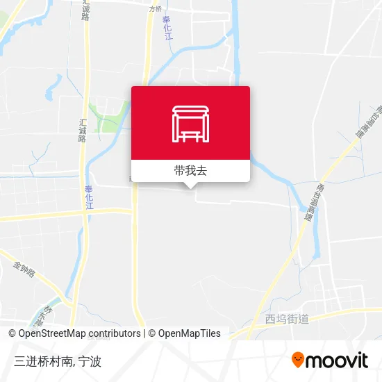 三迸桥村南地图