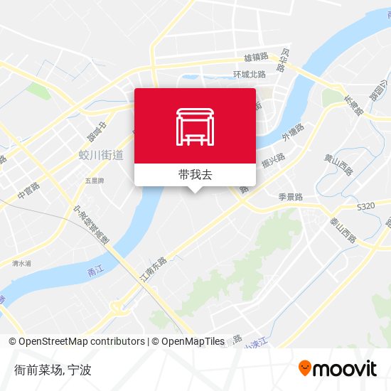 衙前菜场地图