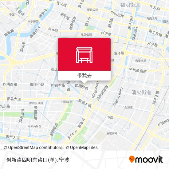 创新路四明东路口(单)地图