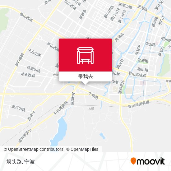 坝头路地图
