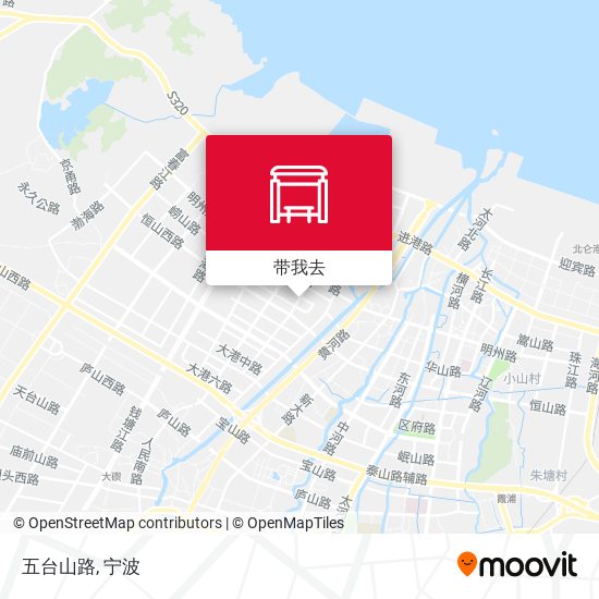 五台山路地图