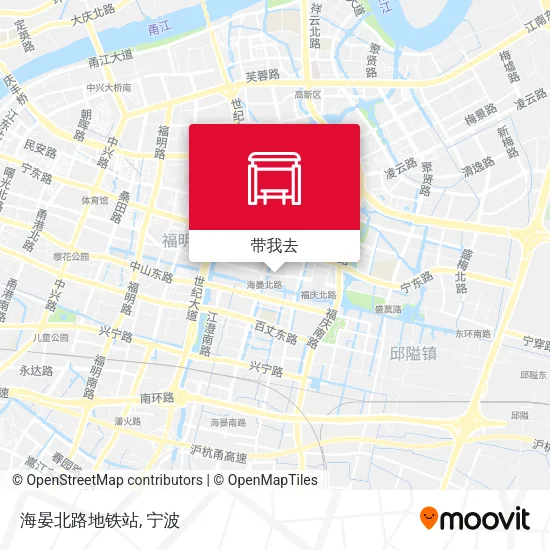 海晏北路地铁站地图