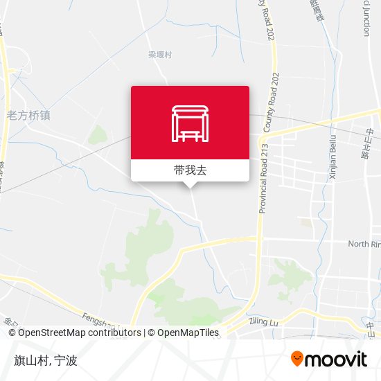 旗山村地图