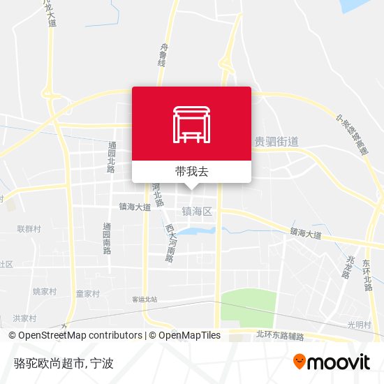 骆驼欧尚超市地图