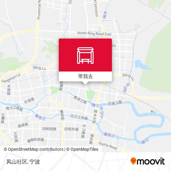 凤山社区地图