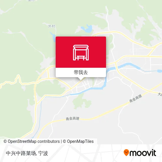 中兴中路菜场地图