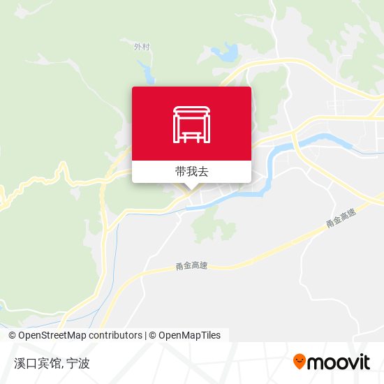 溪口宾馆地图