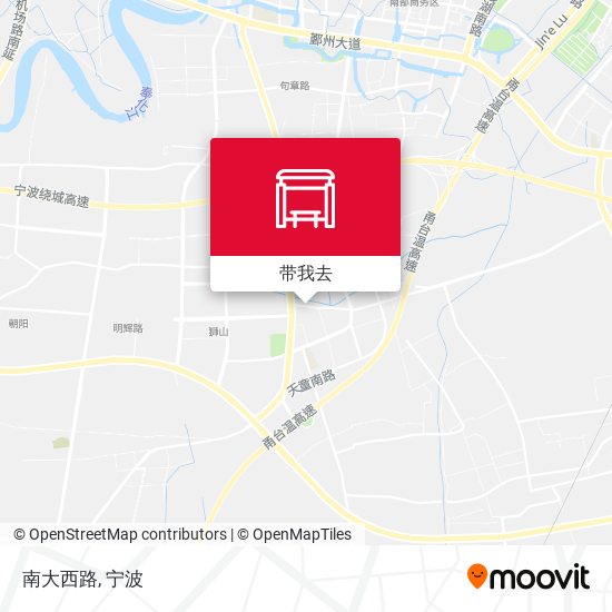 南大西路地图