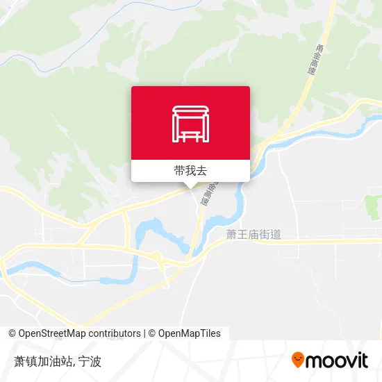 萧镇加油站地图
