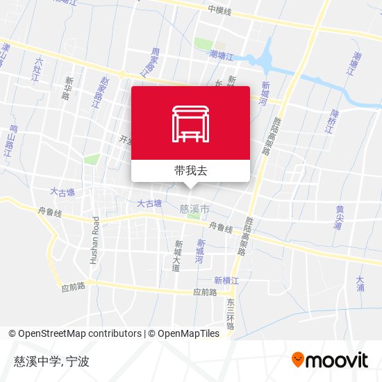 慈溪中学地图