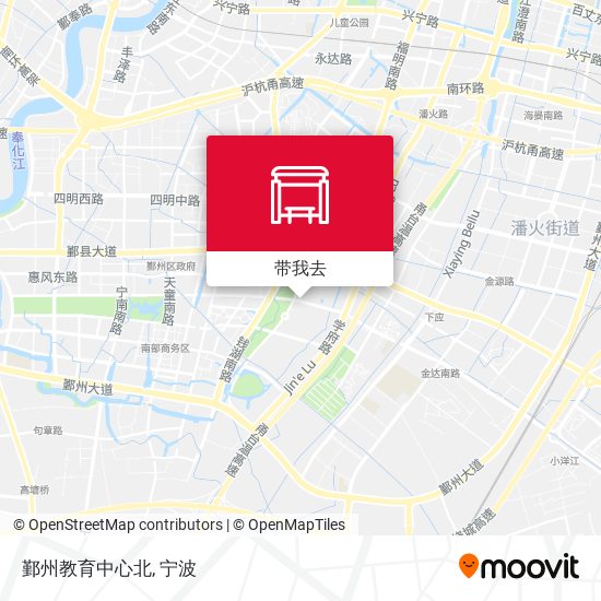 鄞州教育中心北地图