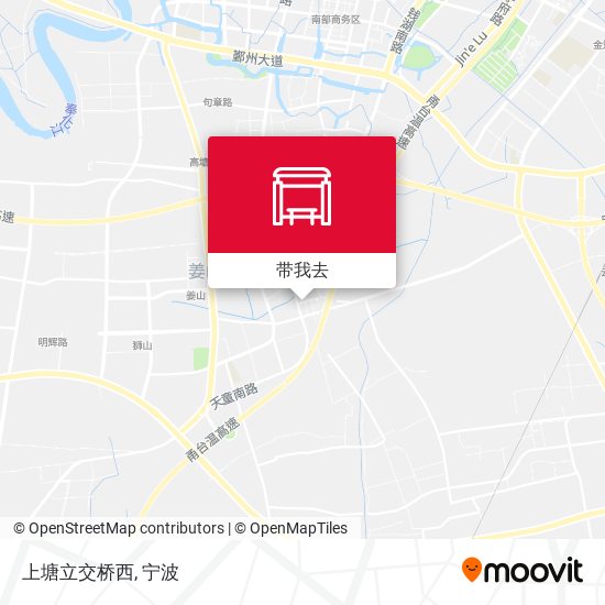 上塘立交桥西地图