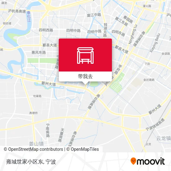 雍城世家小区东地图